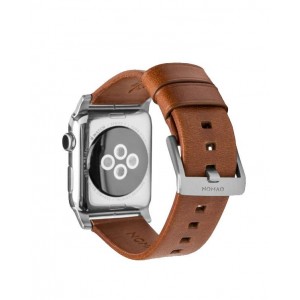 Buy Nomad Horween Leather Strap for Apple Watch 44mm Silver