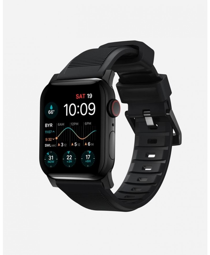 Nomad Rugged Band for Apple Watch 41mm / 40mm / 38mm (Black Hardware)