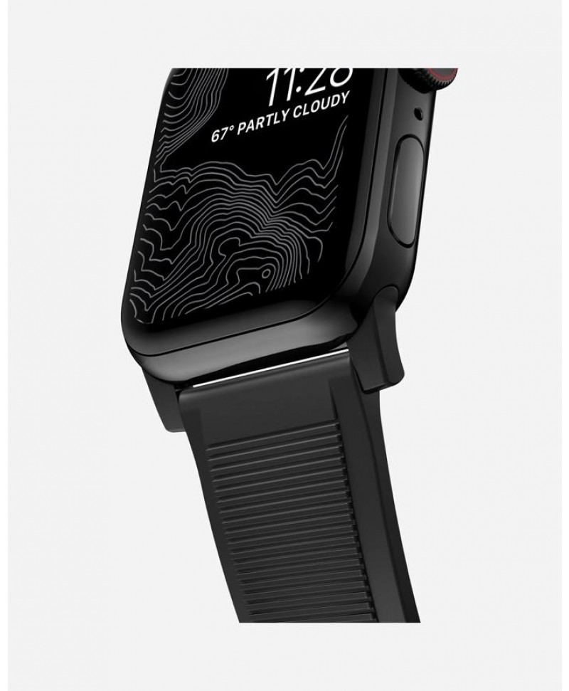 Buy Nomad Rugged Band for Apple Watch 49mm 45mm 44mm 42mm Black Hardware MOBY Singapore