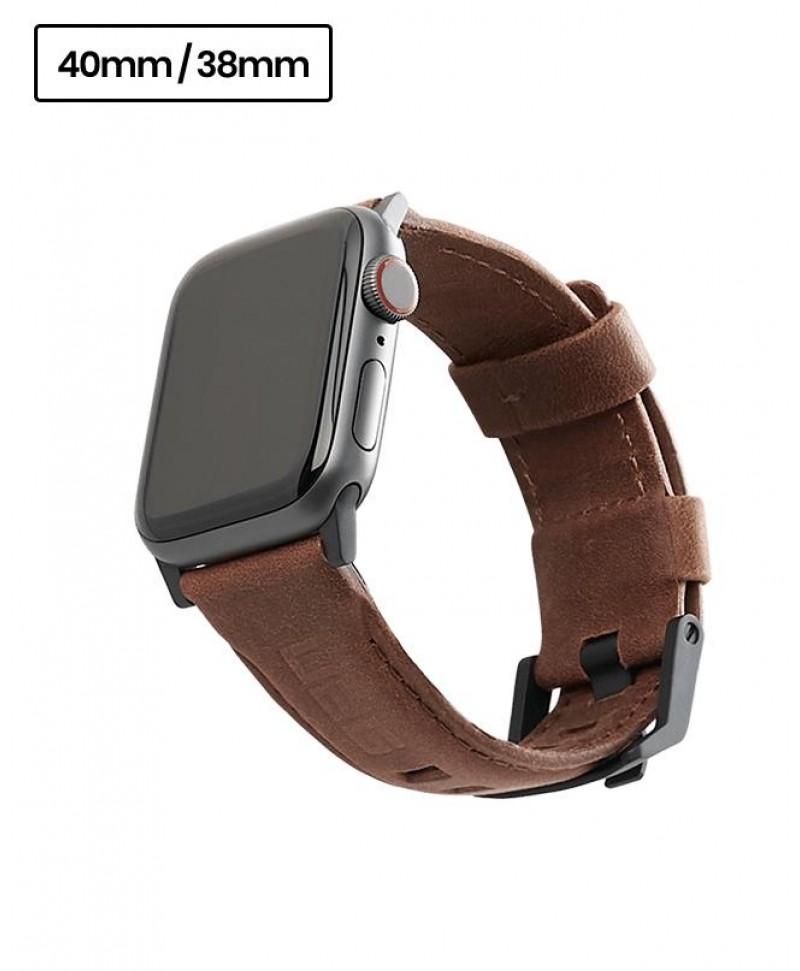 Buy UAG Leather Watch Strap for Apple Watch 40mm 38mm MOBY
