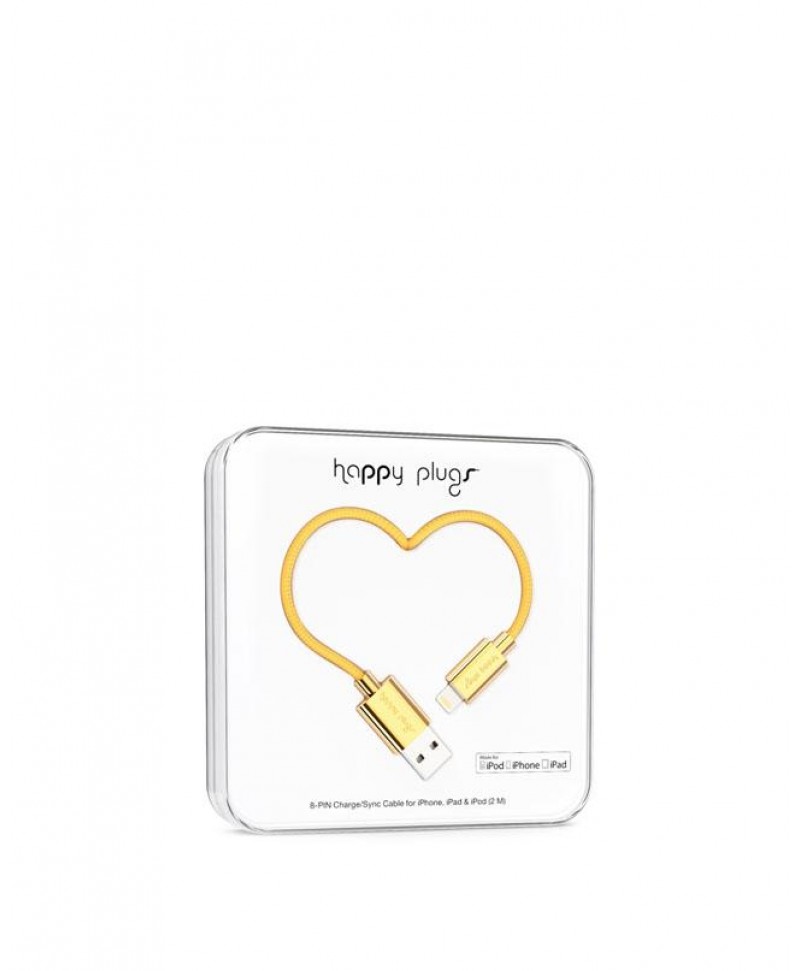 Happy Plugs Charge + Sync Cable (Gold)