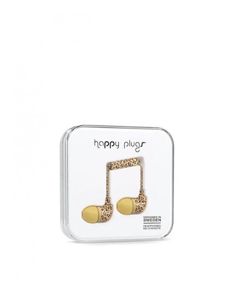 Happy Plugs In-Ear (Leopard)