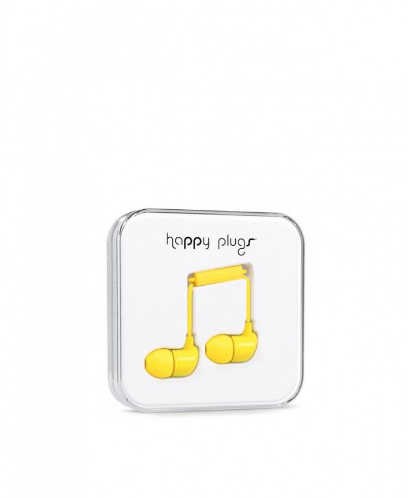 Happy Plugs In-Ear (Yellow)