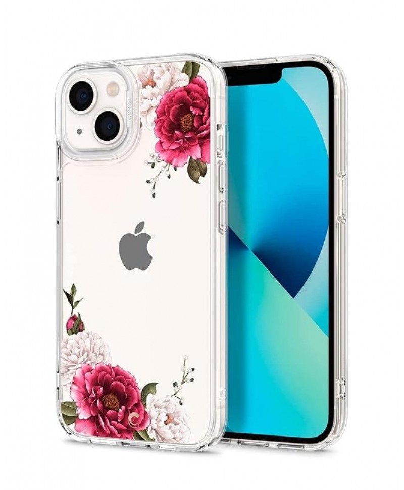 CYRILL iPhone 13 Case Cecile (Red Floral)