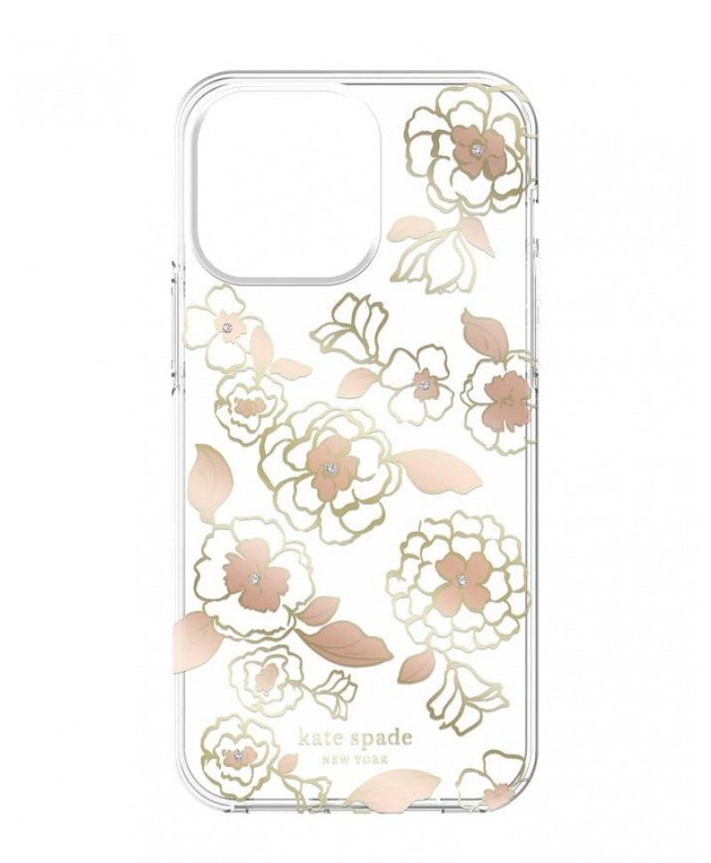Buy Kate Spade iPhone 14 Pro Max Case Hardshell (Gold Floral) | MOBY  Singapore