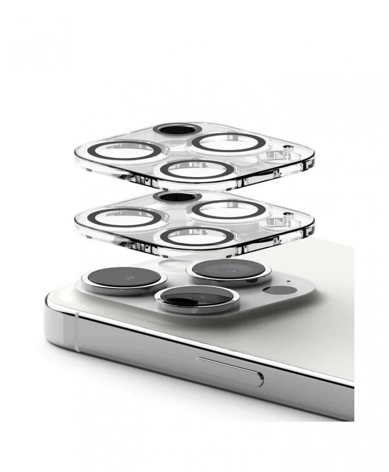 Ringke iPhone 15 Pro / 15 Pro Max Camera Protector Glass (2 Pack)