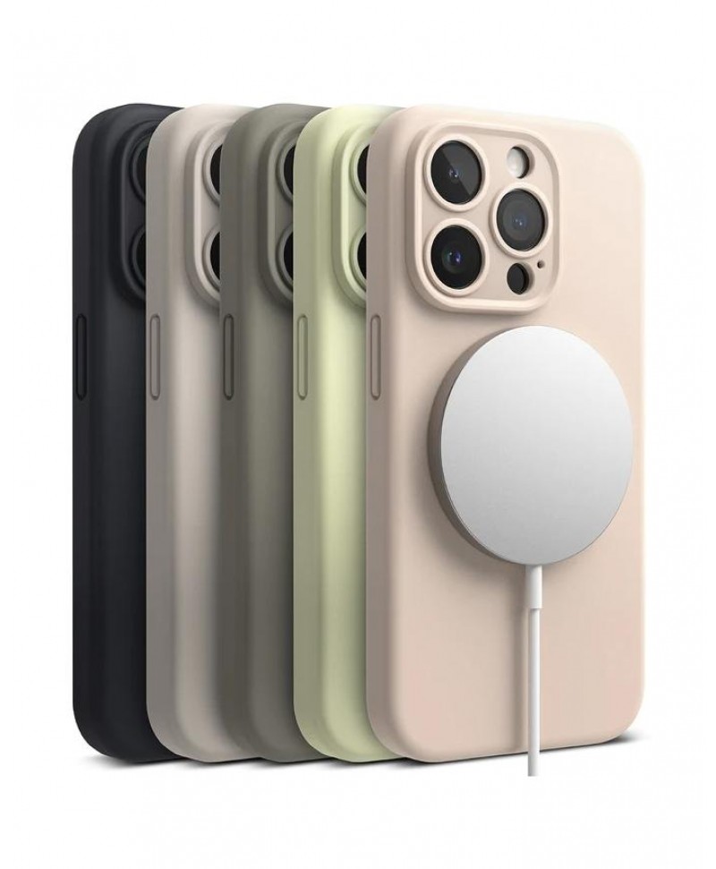 Ringke iPhone 15 Pro Case - Silicone Magnetic