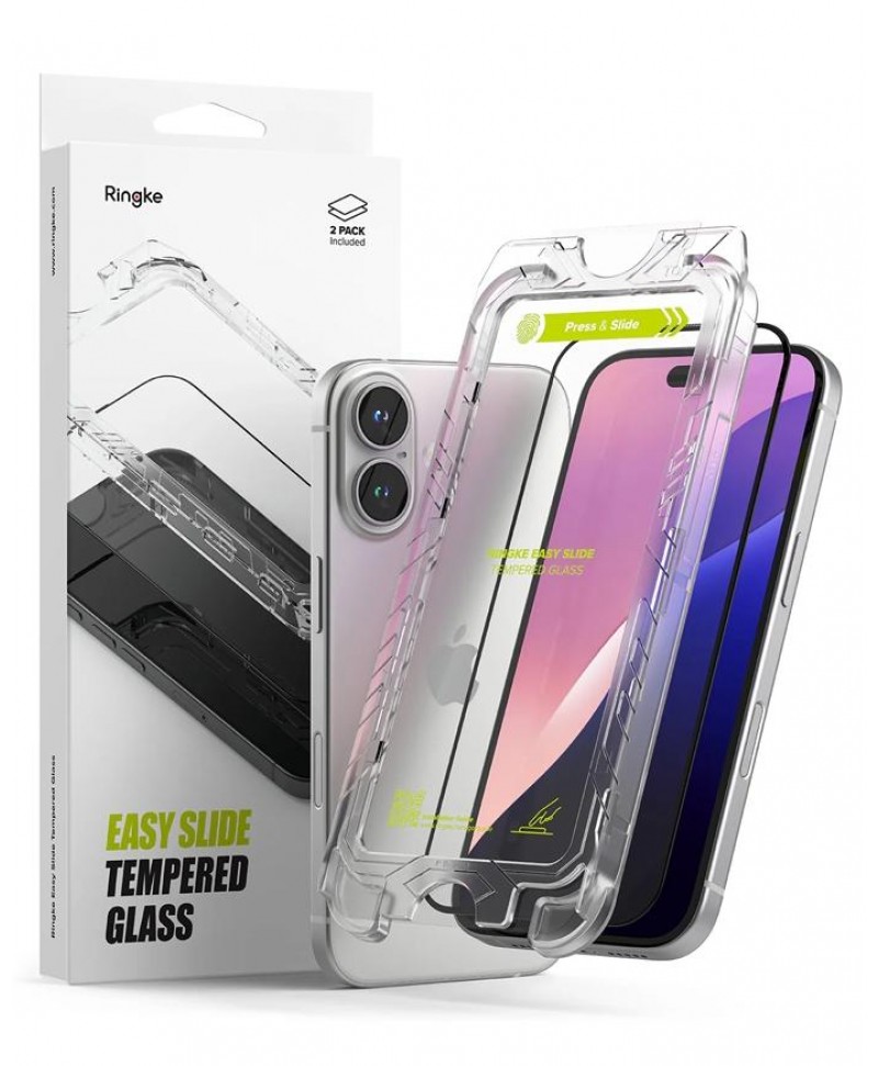 Ringke iPhone 16 Pro Max Tempered Glass - Clear (2-Pack)