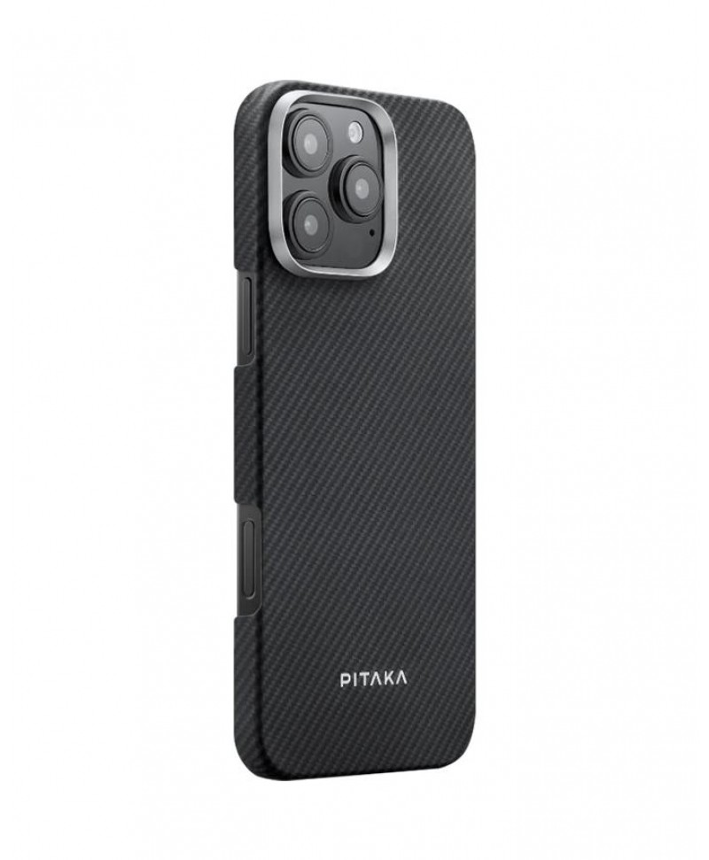 Buy PITAKA iPhone 16 Pro Ultra-Slim Case (600D Black/Grey Twill) | MOBY  Singapore