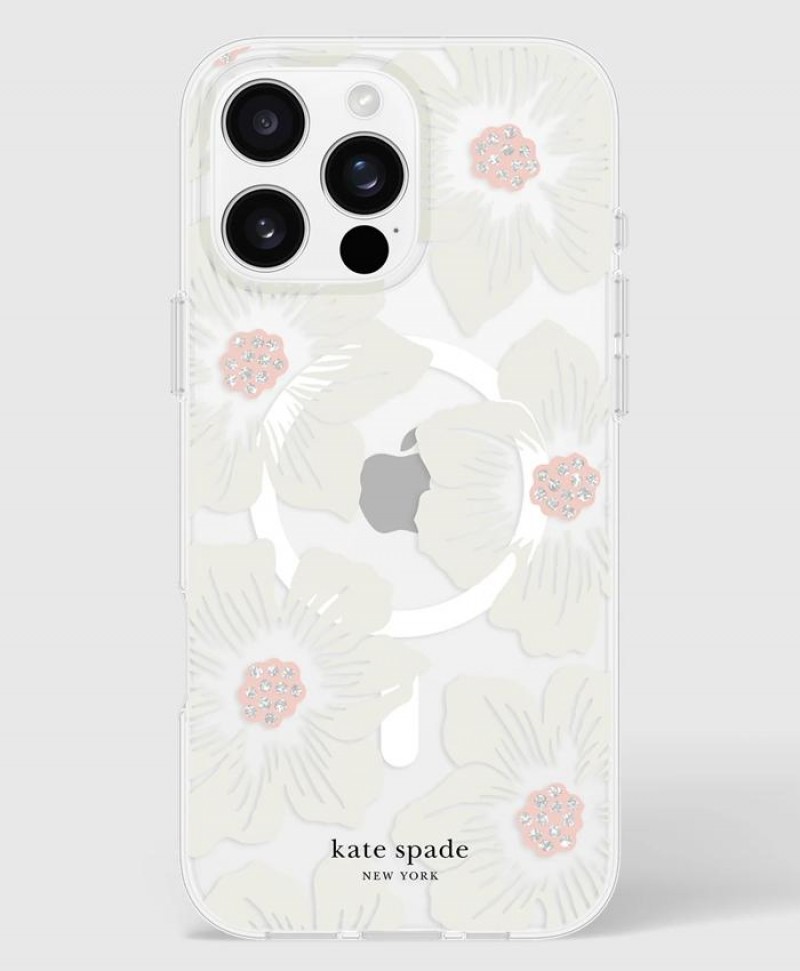 Kate Spade iPhone 16 Pro Max MagSafe Case (Hollyhock)