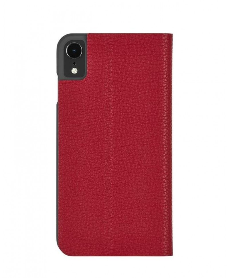 Case-Mate Barely There Folio for iPhone XR (Cardinal)