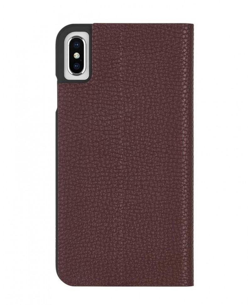 Case-Mate Barely There Folio for iPhone Xs Max (Brown)