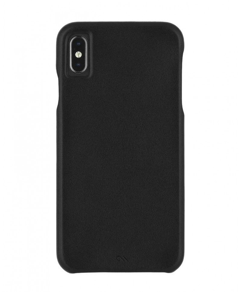 Case-Mate Barely There Leather for iPhone Xs Max (Black)