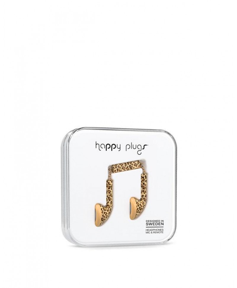 Happy Plugs Earbud (Leopard)