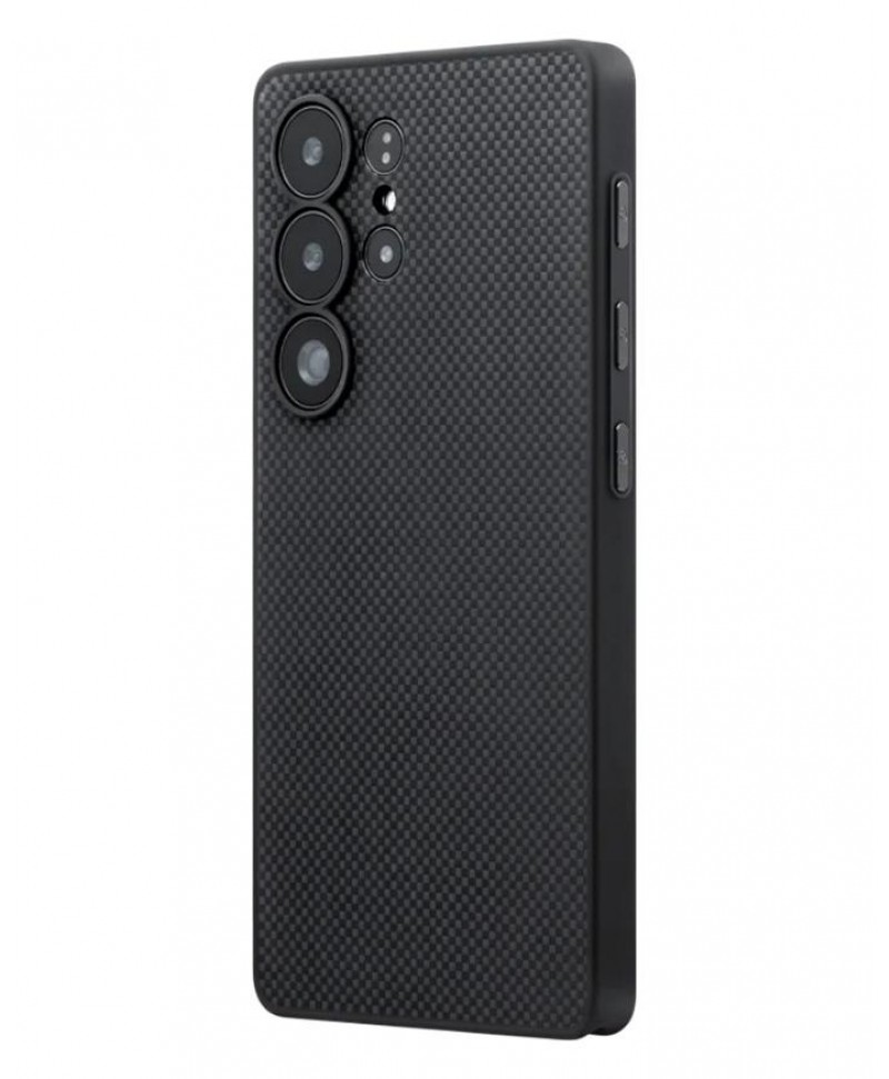 PITAKA Galaxy S25 Ultra PinButton Case (Black/Grey)