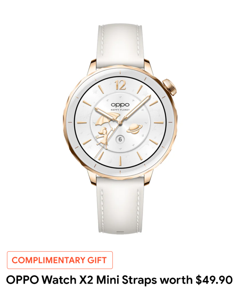 OPPO Watch X2 Mini (Glimmer Gold)