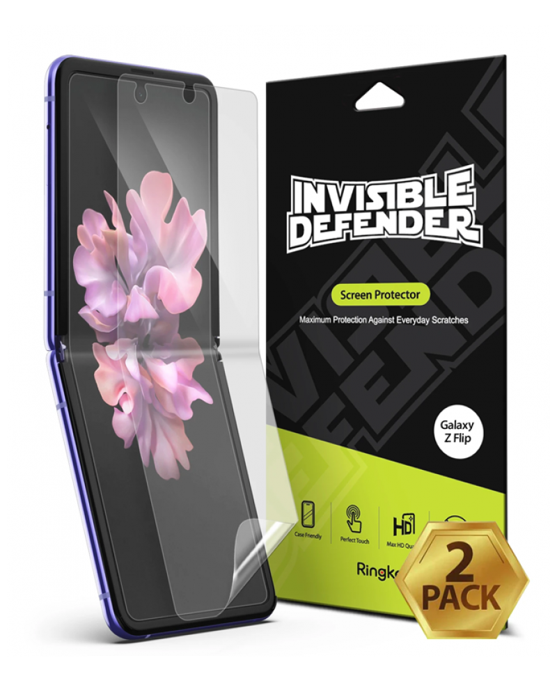 Ringke Invisible Defender Screen Protector for Galaxy Z Flip 