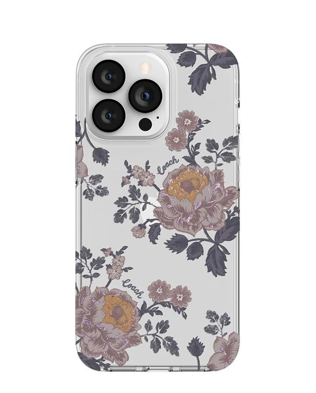 Buy Coach Iphone 13 Pro Protective Case (moody Floral) 