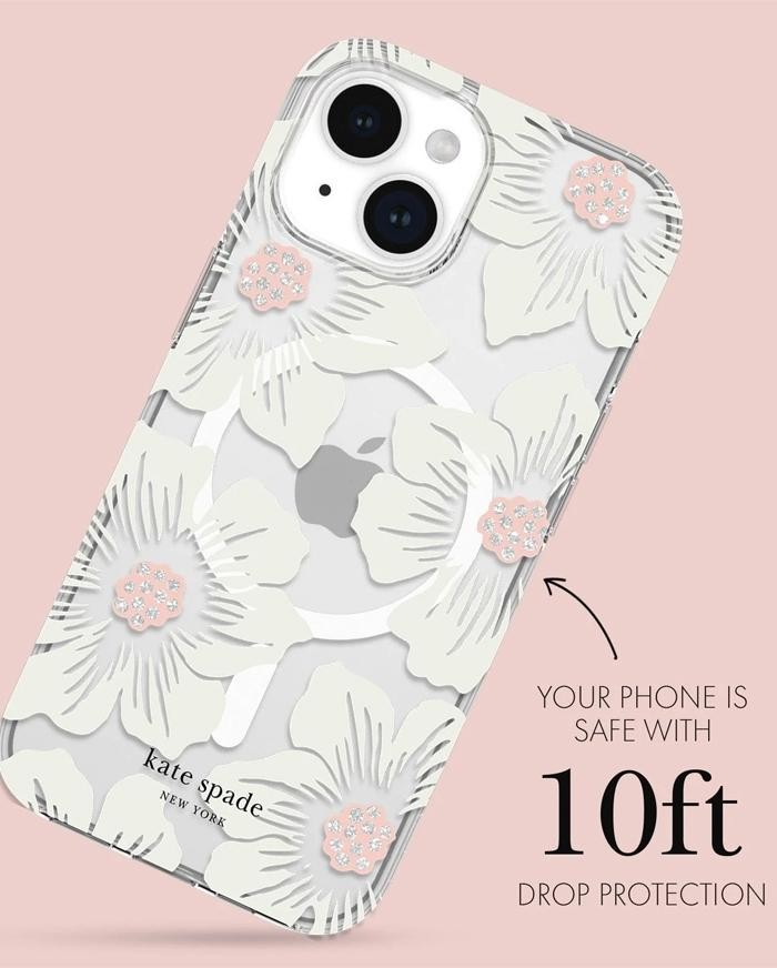 Buy Kate Spade iPhone 15 Plus 14 Plus MagSafe Case Hollyhock