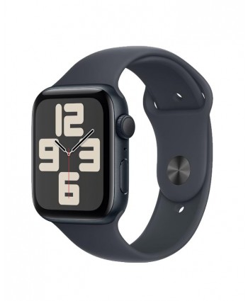 Apple Watch SE 2nd Gen Midnight Aluminum Case with Midnight Sport Band (44mm GPS)