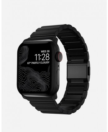 Nomad Titanium Band for Apple Watch 49/45/44/42mm (Black Hardware)
