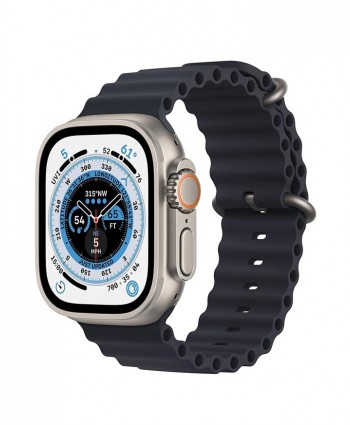 商品画像：Apple Watch Ultra ティタニウム ミッドナイトオーシャンバンド 3