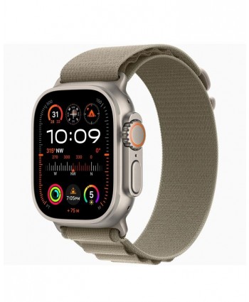Apple Watch Ultra 2 with Olive Alpine Loop (49mm GPS + Cellular)