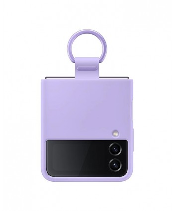 Samsung Galaxy Z Flip 4 Case Silicone Cover with Ring