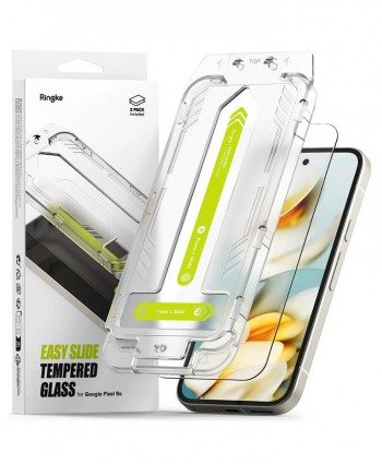 Ringke Google Pixel 9a Easy Slide Tempered Glass Screen Protector (2-Pack)