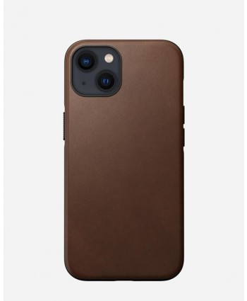 Nomad iPhone 13 case Modern Leather (Rustic Brown)