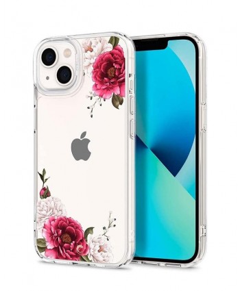 CYRILL iPhone 13 Case Cecile (Red Floral)