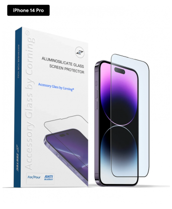 Zeetec Accessory Glass by Corning® for iPhone 14 Pro - Anti Blue Ray