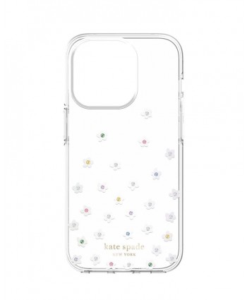 Buy Kate Spade iPhone 14 Pro Case Hardshell (Pearl Wild Flowers) | MOBY ...