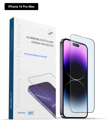 Zeetec Accessory Glass by Corning® for iPhone 14 Pro Max - Anti Blue Ray