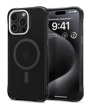 CYRILL iPhone 15 Pro Max Case UltraSheer Mag (Black)