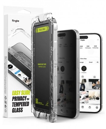 Ringke iPhone 16 Pro Max Tempered Glass - Privacy (2-Pack)