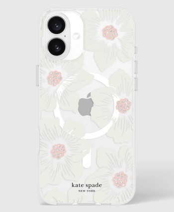 Kate Spade iPhone 16 Plus MagSafe Case (Hollyhock)
