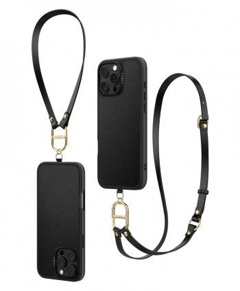 CYRILL iPhone 16 Pro Case Kajuk Mag Charm Set (Black)