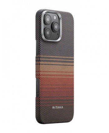 PITAKA iPhone 16 Pro Max Tactile Woven Case (Sunset)