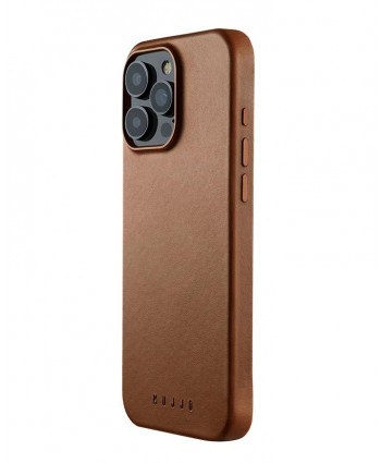 Mujjo iPhone 16 Pro Max Full Leather MagSafe Case (Tan)