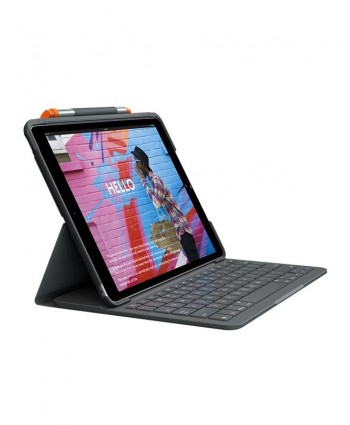 Logitech Slim Folio Keyboard Case for iPad 7th, 8th and 9th gen