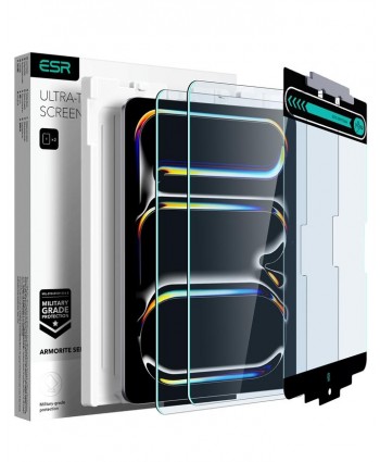 ESR iPad Pro 13-inch (2024/7th Gen) Tempered Glass Amorite 2-Pack