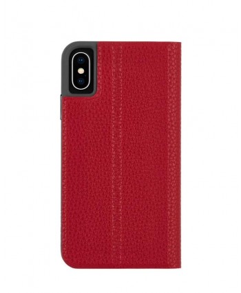 Case-Mate Barely There Folio for iPhone XS / X (Cardinal)