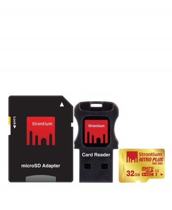 Strontium 32GB MicroSDHC UHS-1 U3 NITRO Plus CARD