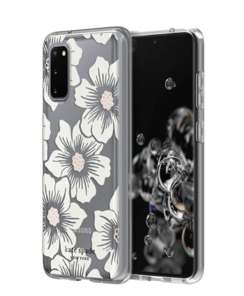 Kate Spade New York Galaxy S20 Ultra Hardshell Case (Hollyhock Floral Crystal Gems)
