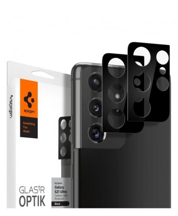 Spigen Galaxy S21 Ultra 5G Optik Lens Protector 2-Pack
