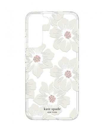 Kate Spade Galaxy S22 Plus Case Defensive Hardshell (Hollyhock Floral)