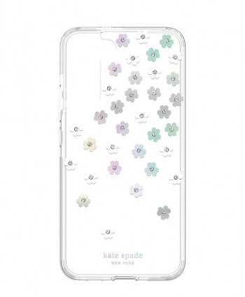 Kate Spade Galaxy S22 Plus Case Defensive Hardshell (Scattered Flowers)
