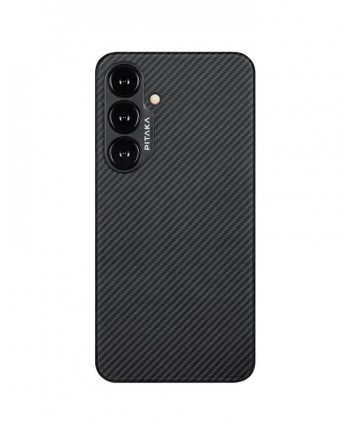 PITAKA Galaxy S24 MagEZ Case 4 (Black/Grey Twill)
