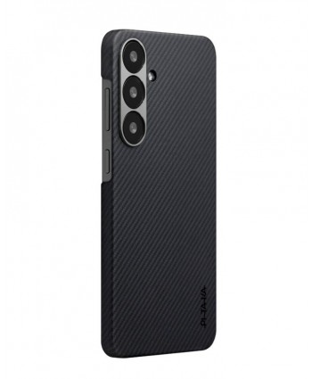 PITAKA Galaxy S25 Plus Ultra-Slim Case (600D Black/Grey Twill)